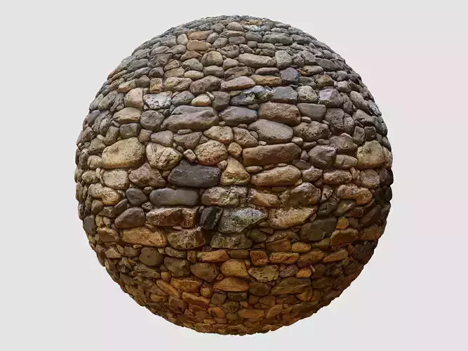 Stone Wall PBR Texture 03