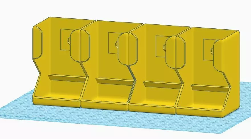 Nespresso Capsule - Wall mounted holder 3D print model