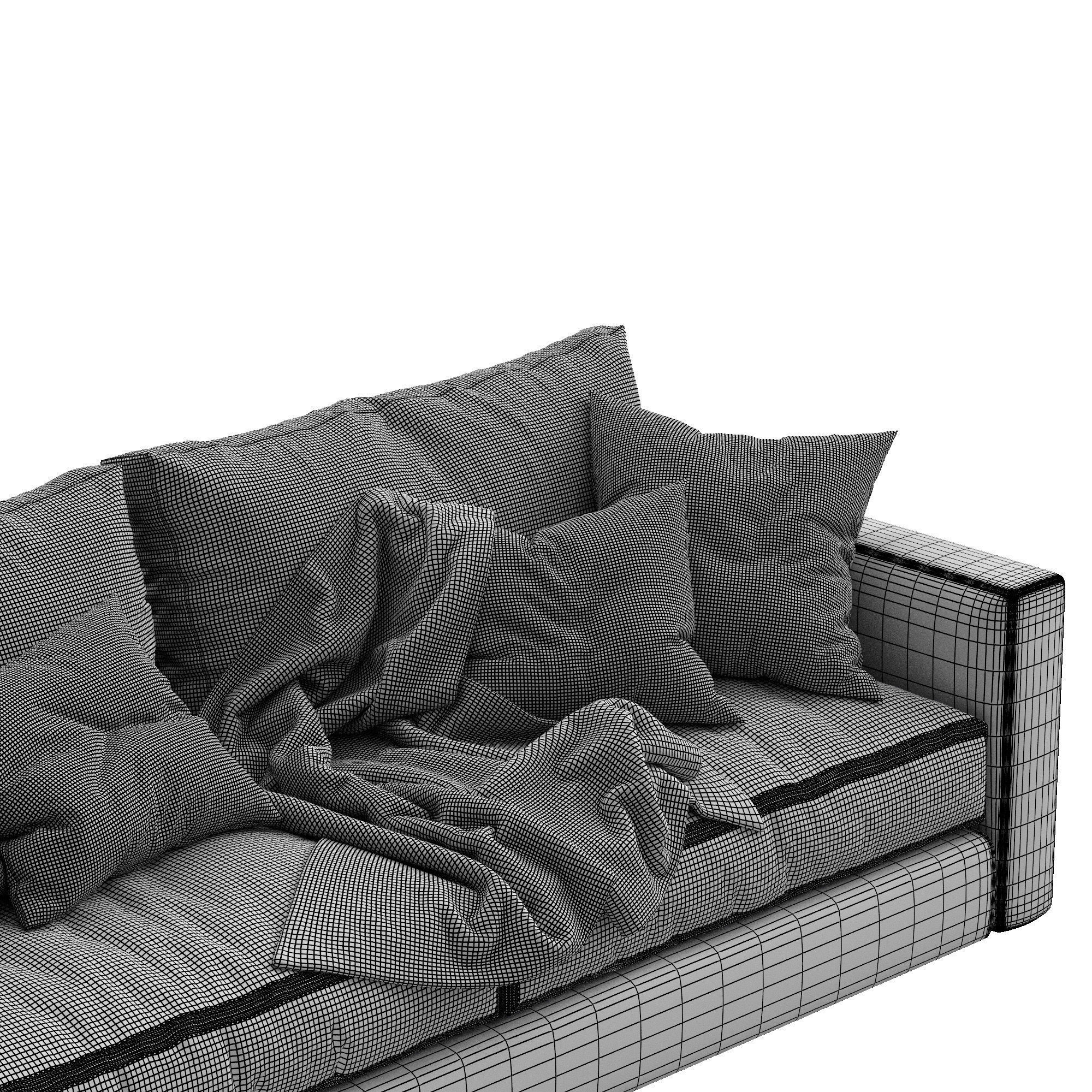Ferlea Sofa Simple  3D model_4