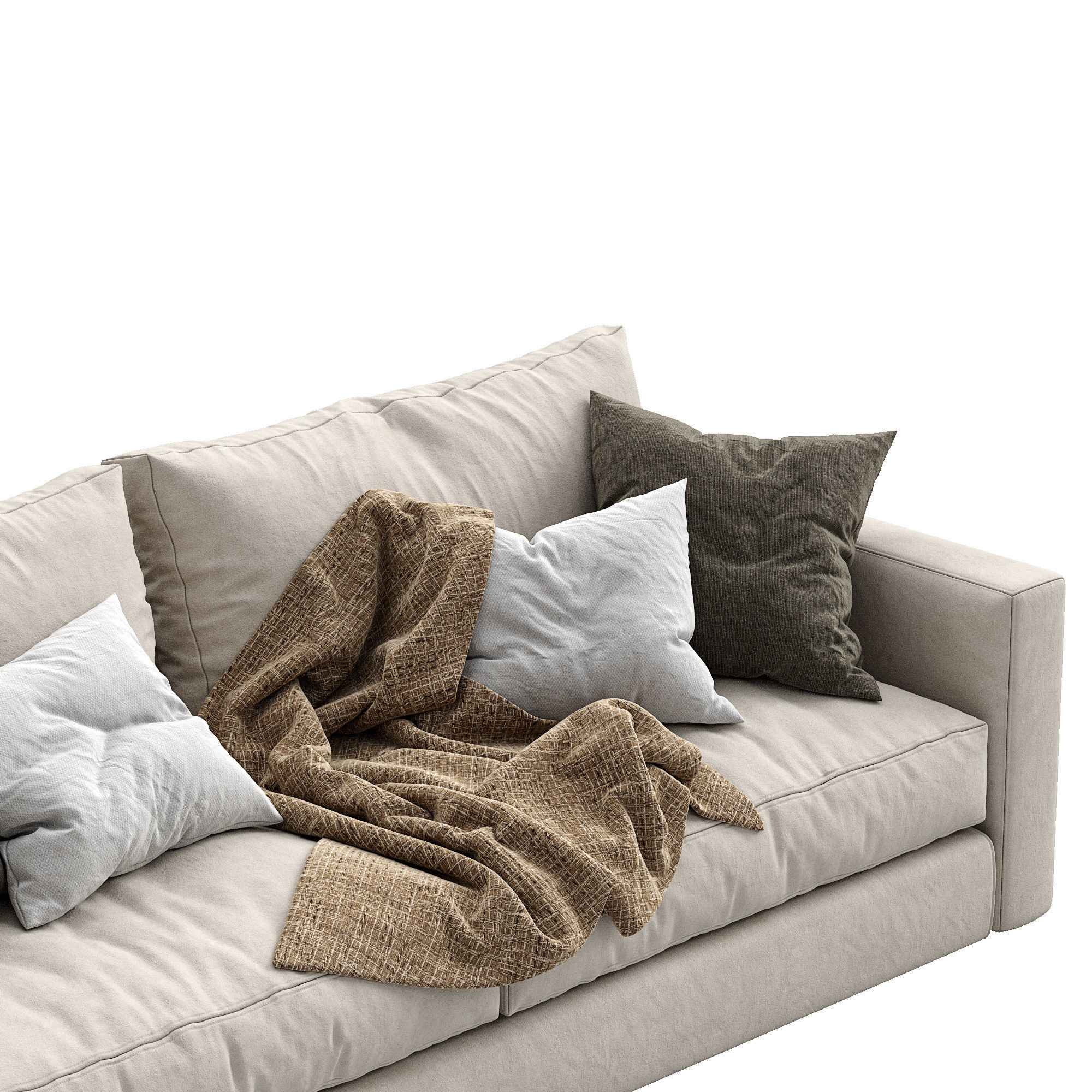 Ferlea Sofa Simple  3D model_2