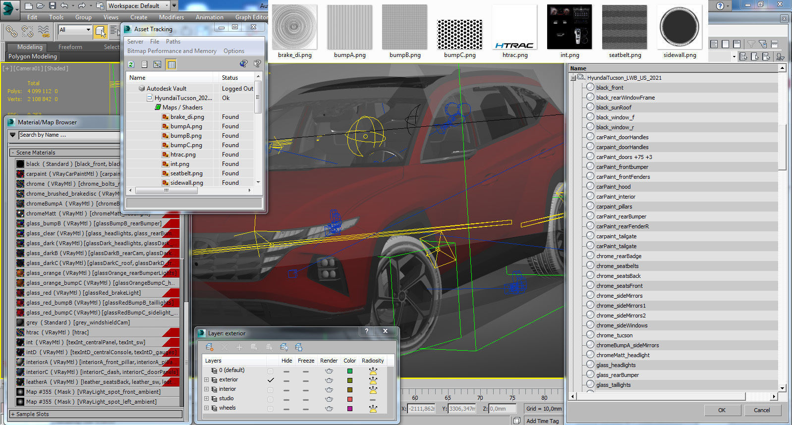 Hyundai Tucson 2021 US 3D model_25