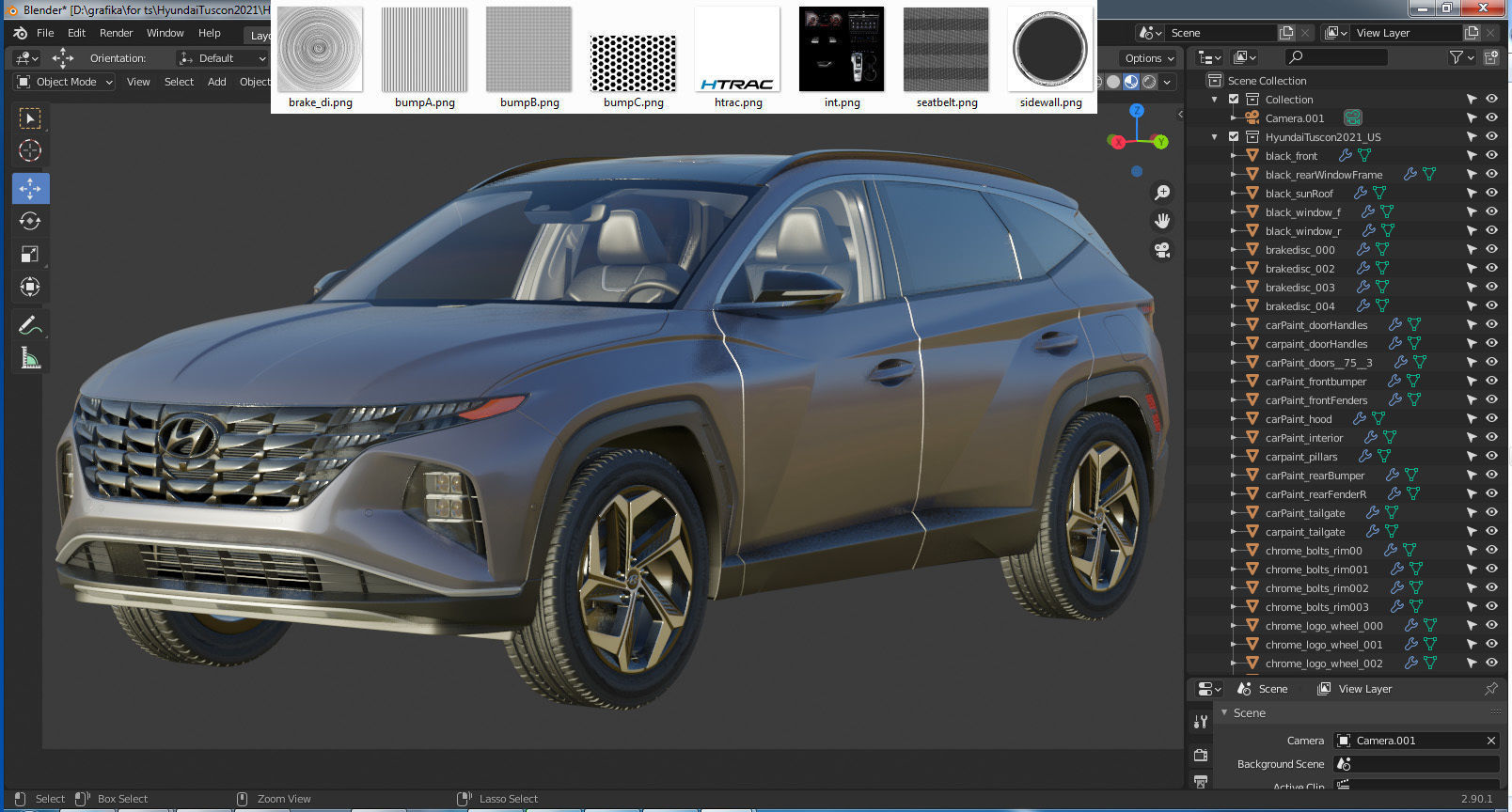 Hyundai Tucson 2021 US 3D model_26
