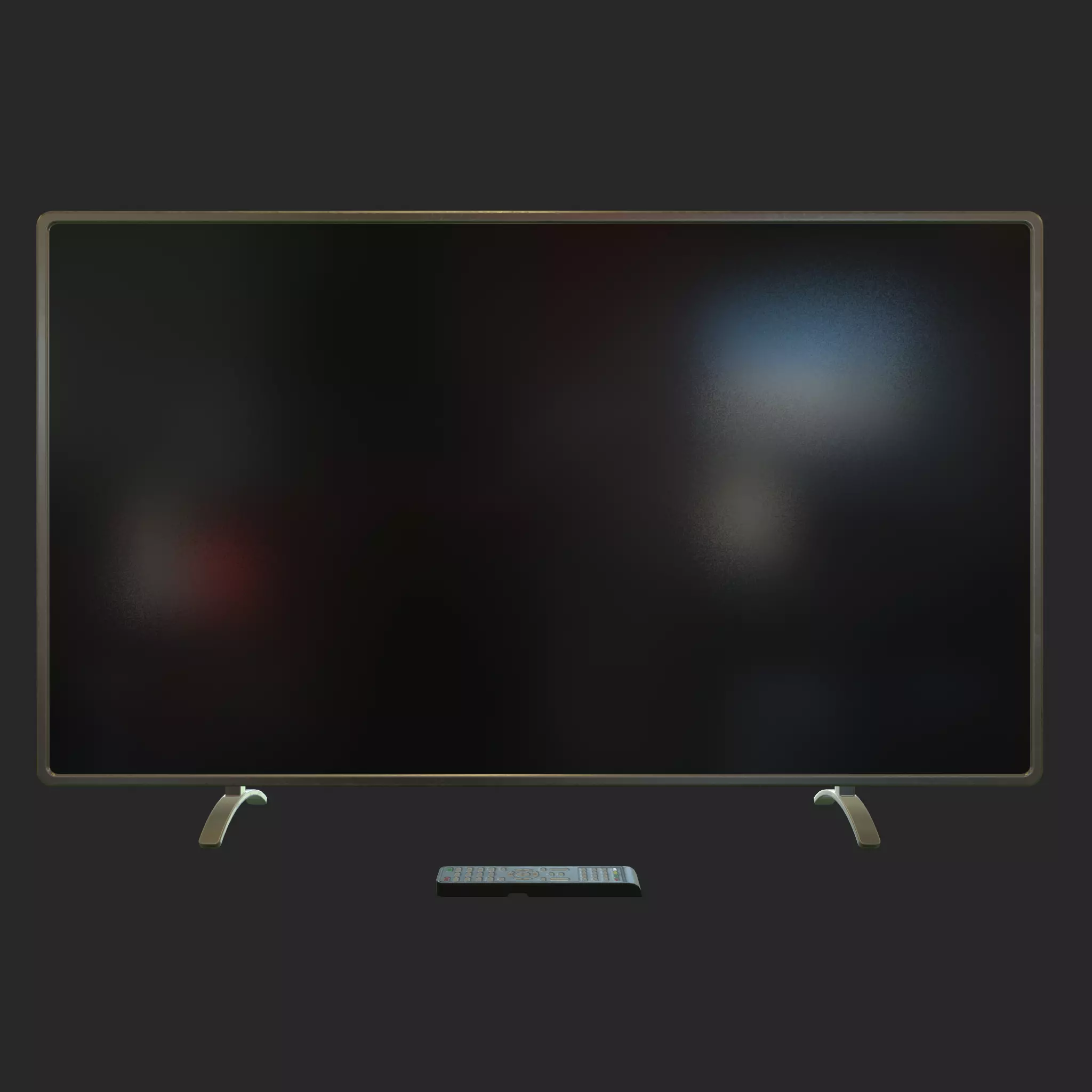 LCD TV - Free Christmas Gift Free low-poly 3D model_0