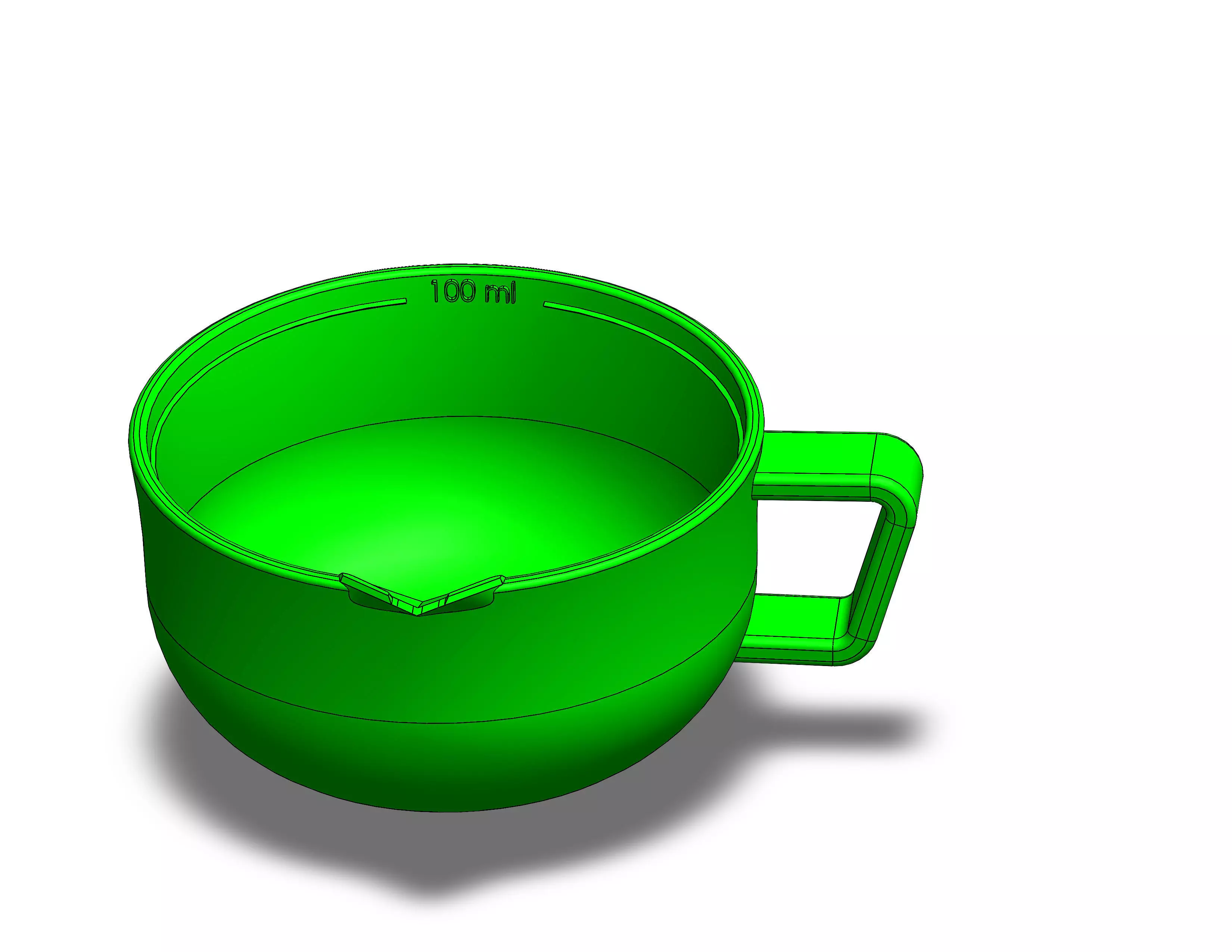 Measuring tool for volume 3D print model_0