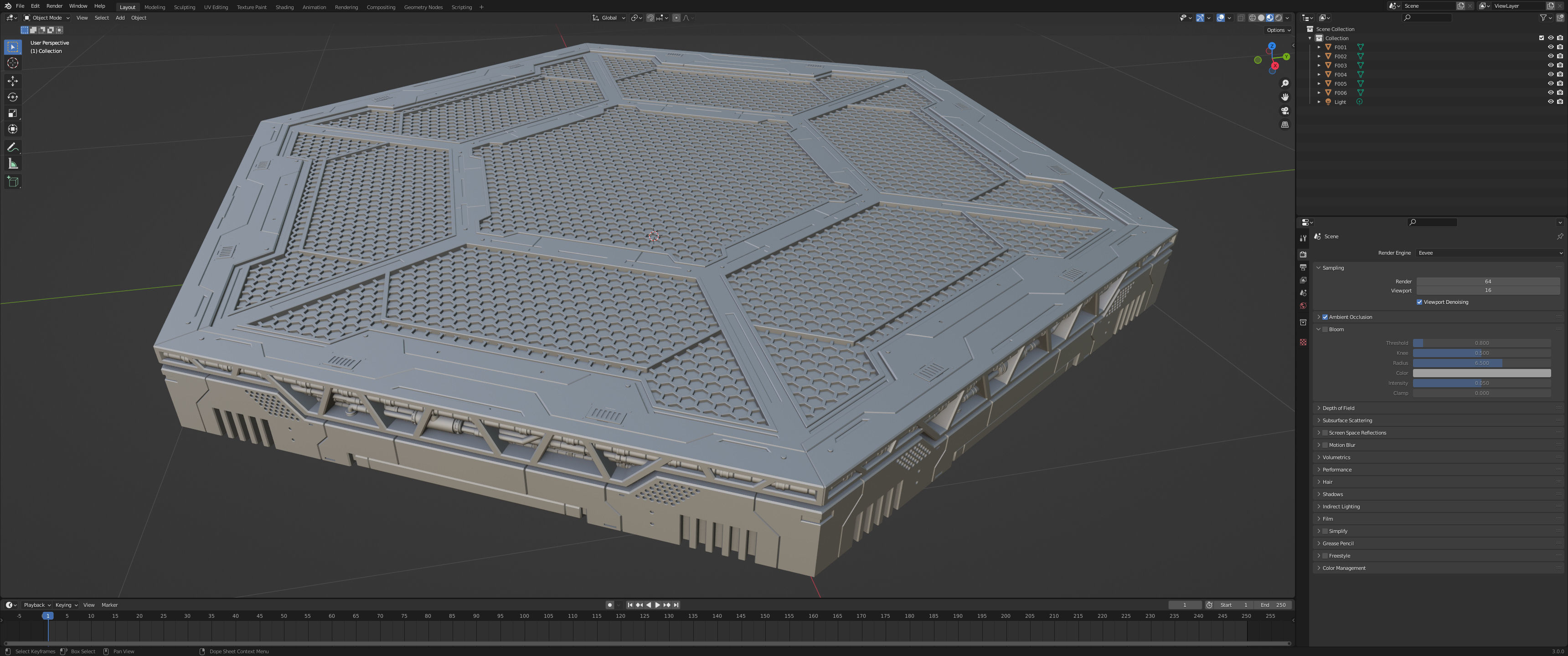 Sci-Fi Mecha Platform Kit Vol 01 3D model_18