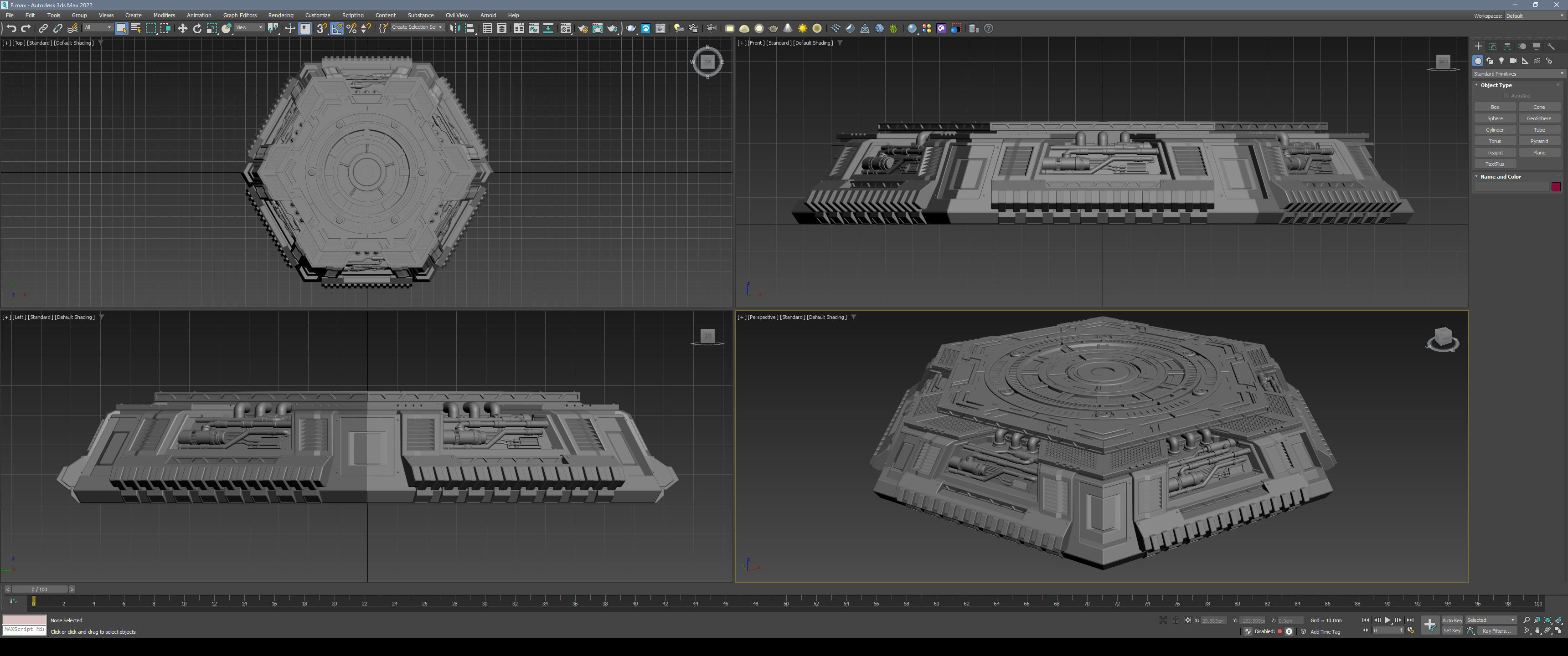 Sci-Fi Mecha Platform Kit Vol 01 3D model_20