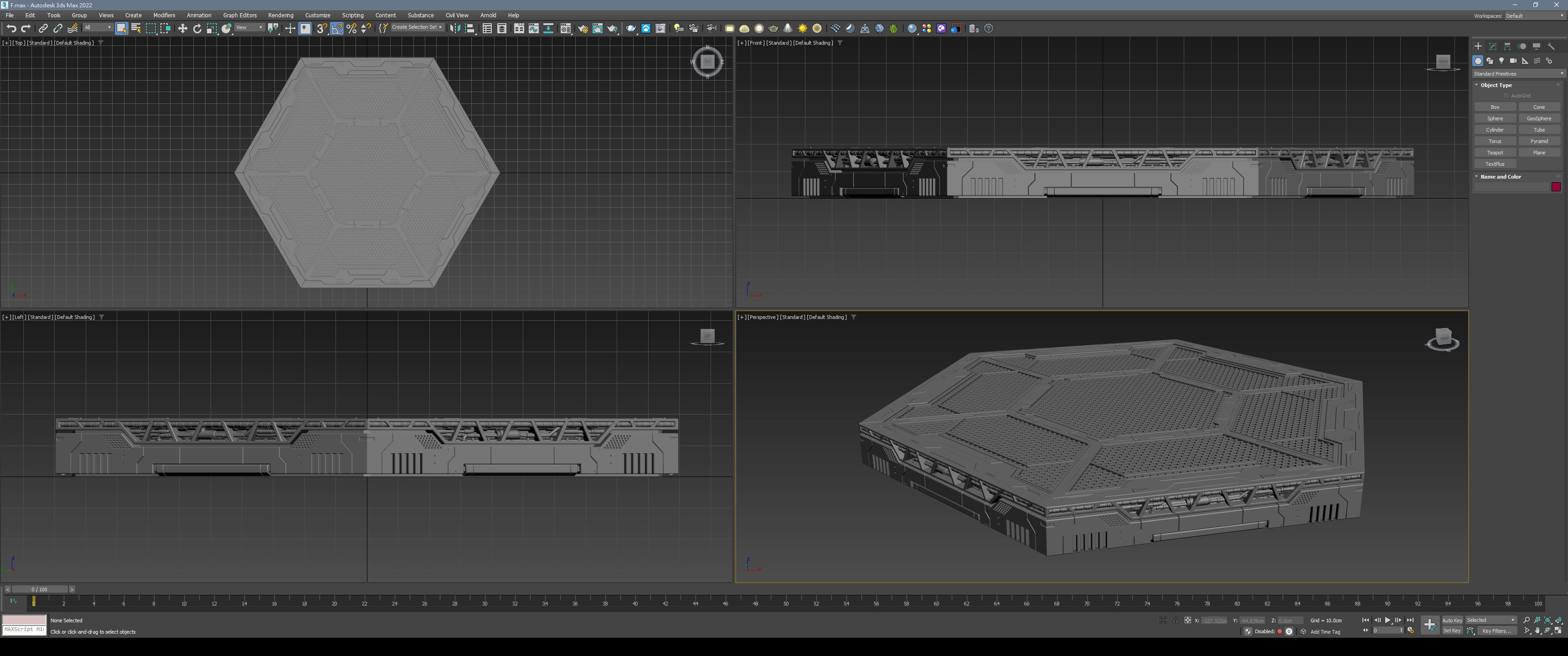 Sci-Fi Mecha Platform Kit Vol 01 3D model_24