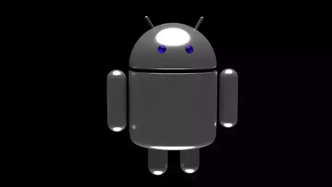 Android robot Free low-poly 3D model