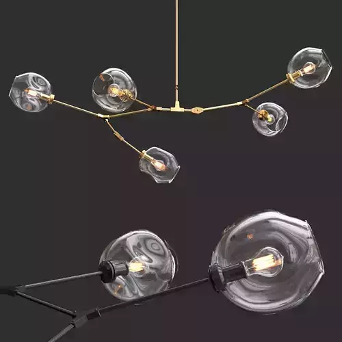 Branching bubble 5 lamps