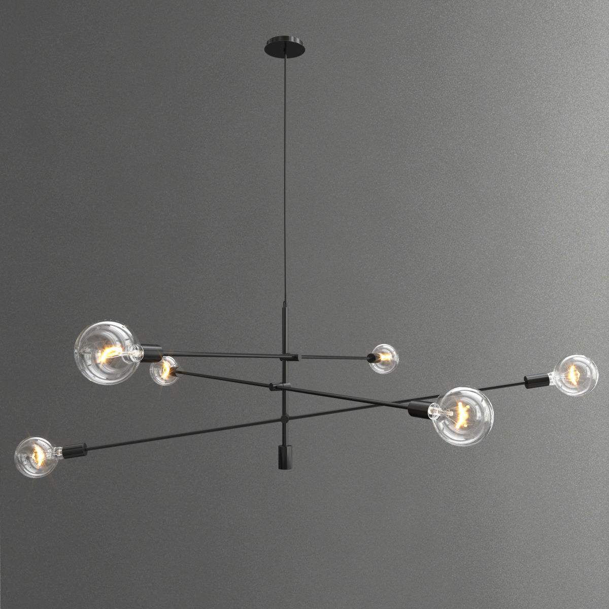 Mobile chandelier grand 3D model_3