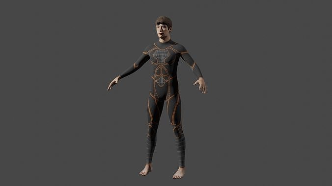 Special man Free 3D model