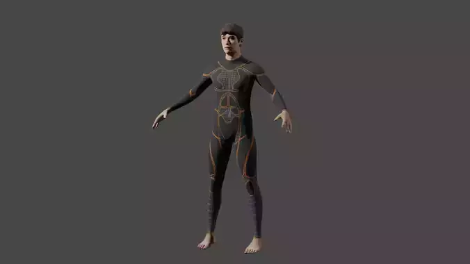 Special man Free 3D model