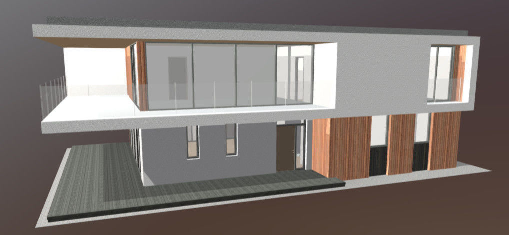 Modern House 3D model_3