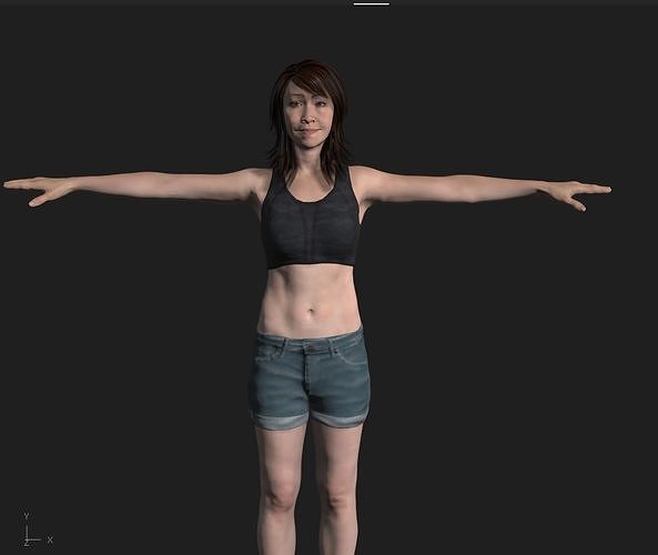 Character last of us Low-poly 3D model
