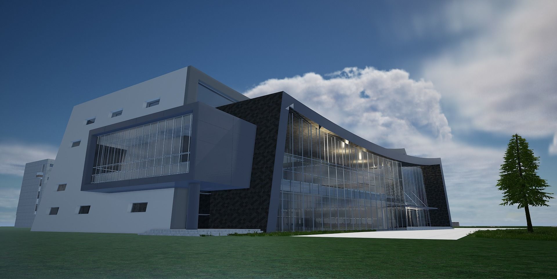 School Unreal Engine and 3ds max  3D model_5