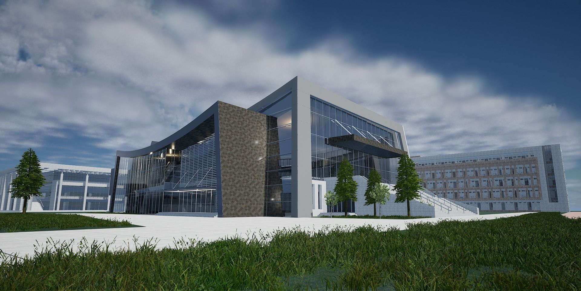 School Unreal Engine and 3ds max  3D model_3