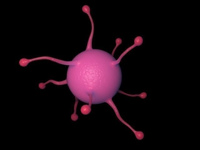 virus cell Free 3D model