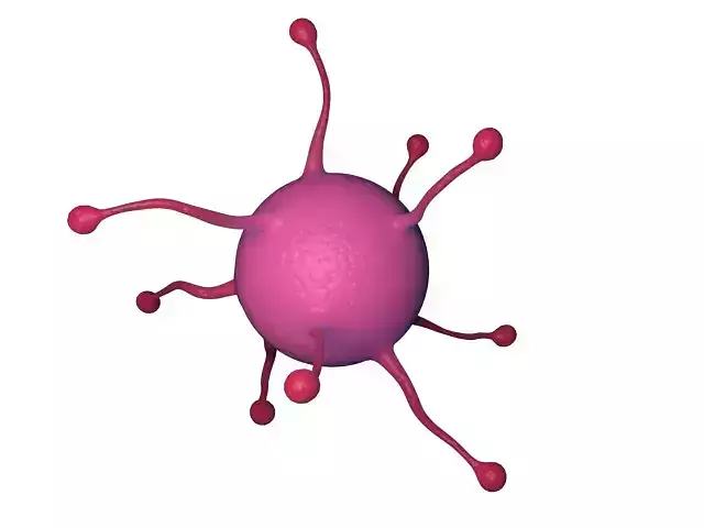 virus cell Free 3D model
