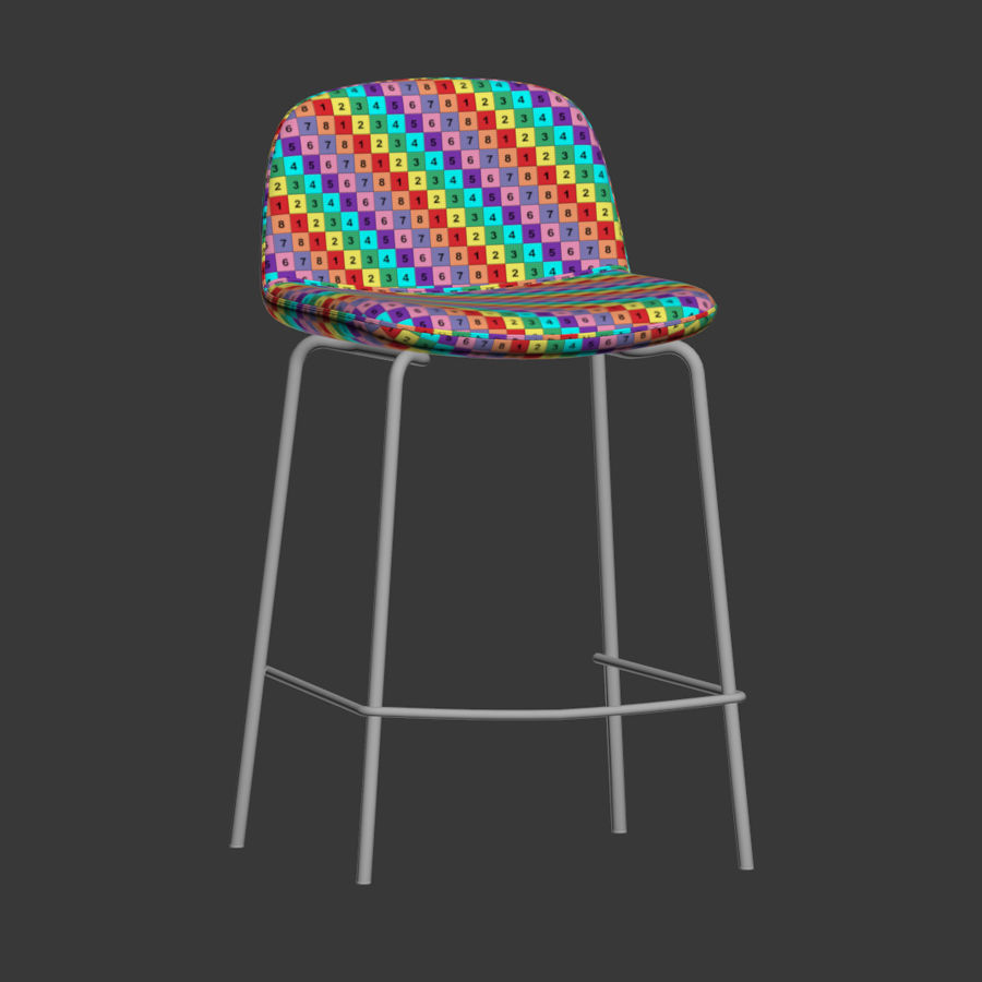 Laredoute Am Pm Tibby Bar Stool 3D model_4