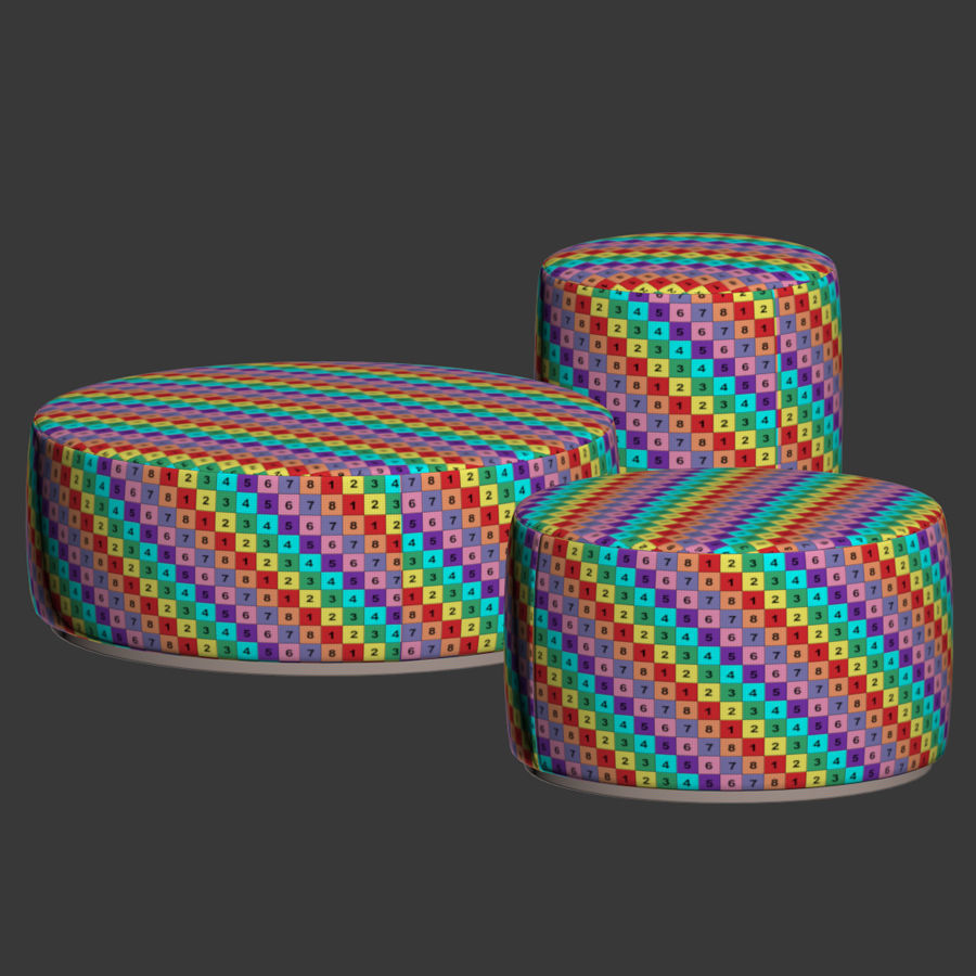 Collin Pouf Mariescorner 3D model_4