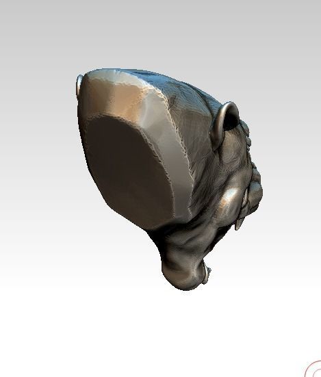 Angry Atack Cat Puma Head 3D print model_3