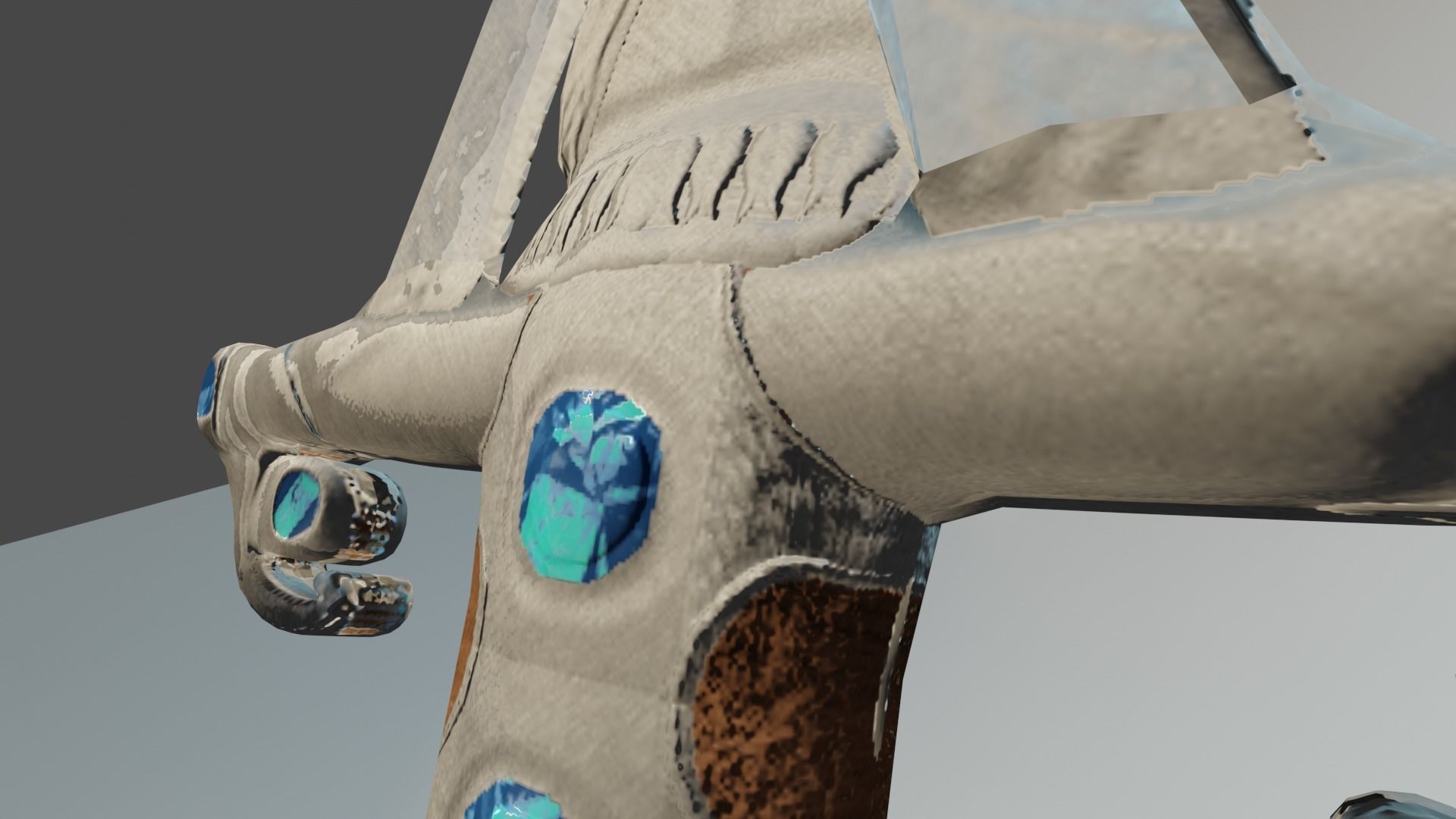 Mooncasters Claymore Low-poly 3D model_3