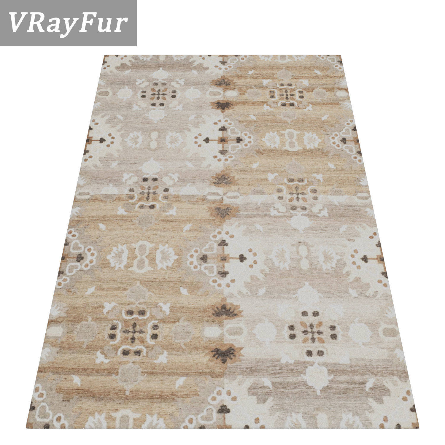 Rug Set 2147 3D model_2
