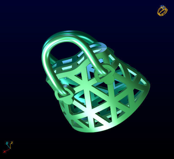 PENDANT  THE BAG 3D print model_2