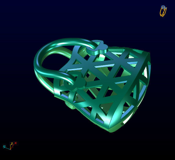 PENDANT  THE BAG 3D print model_1