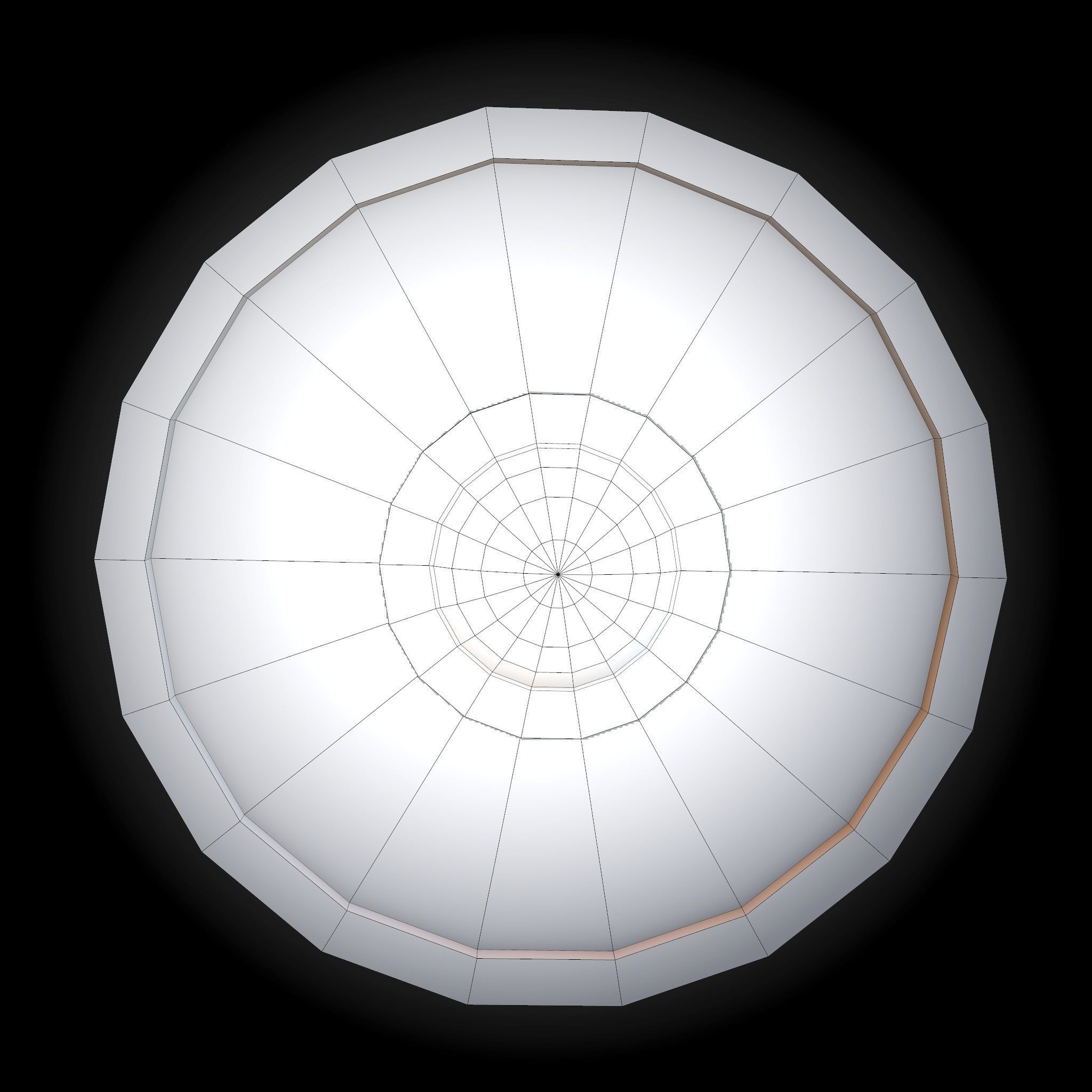 Viking shield Low-poly 3D model_6