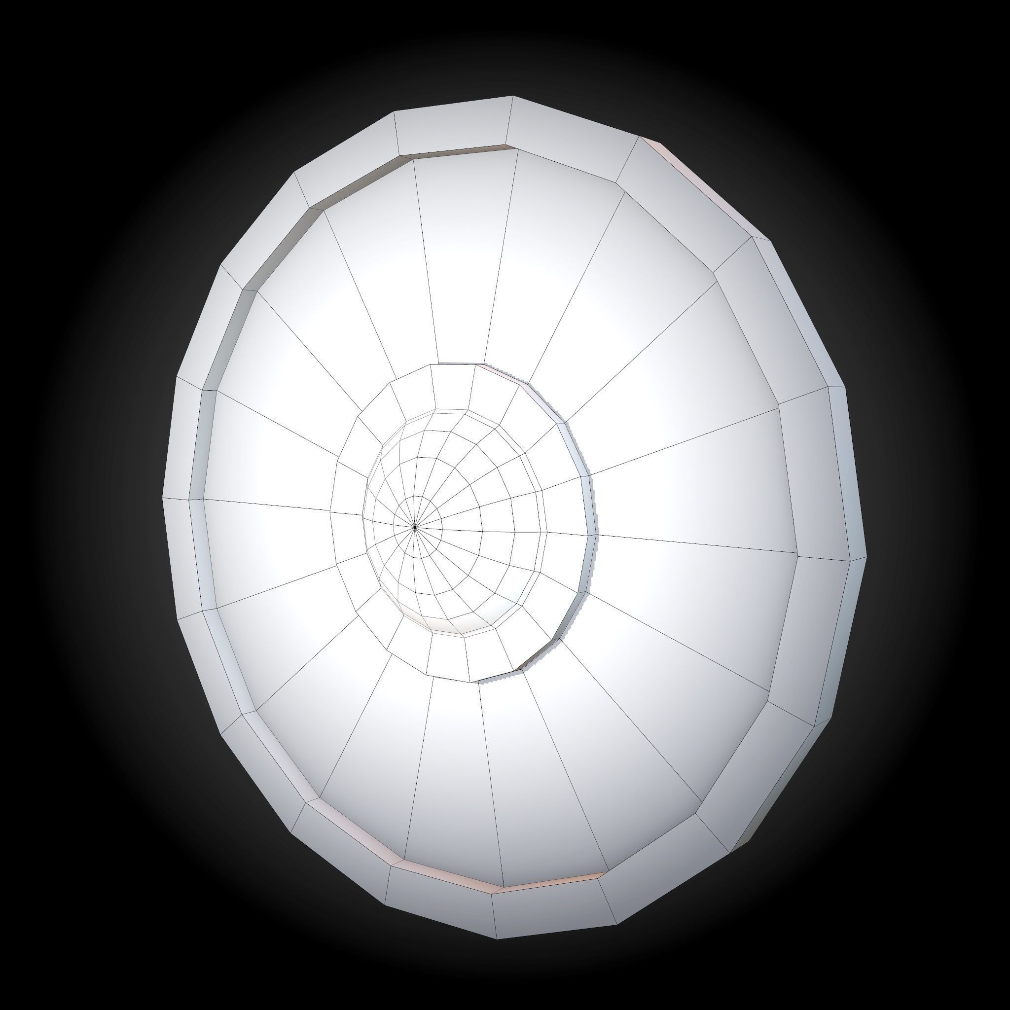 Viking shield Low-poly 3D model_5