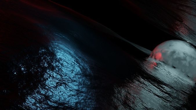 Sci-fi Outer Space 3D model