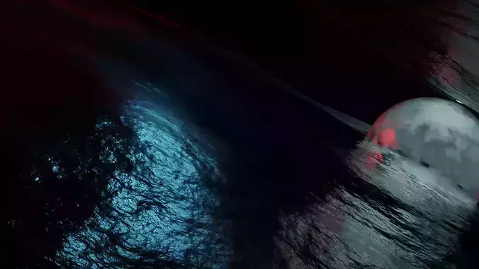 Sci-fi Outer Space 3D model
