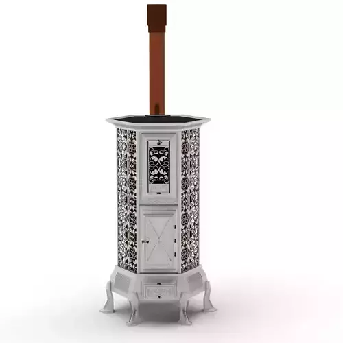 Antique Stove 3D model