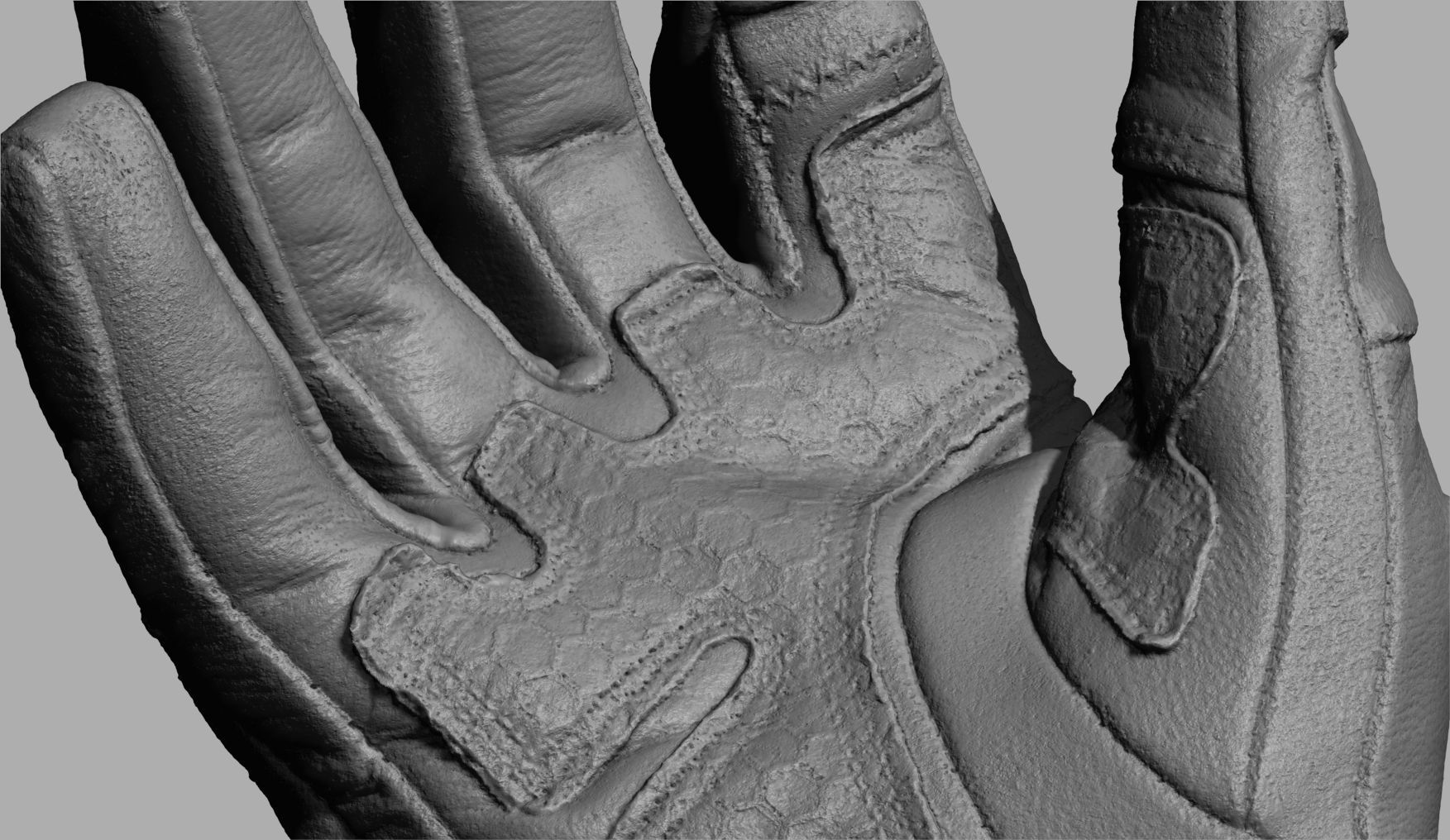 Tactical Gloves 011  Low-poly 3D model_9