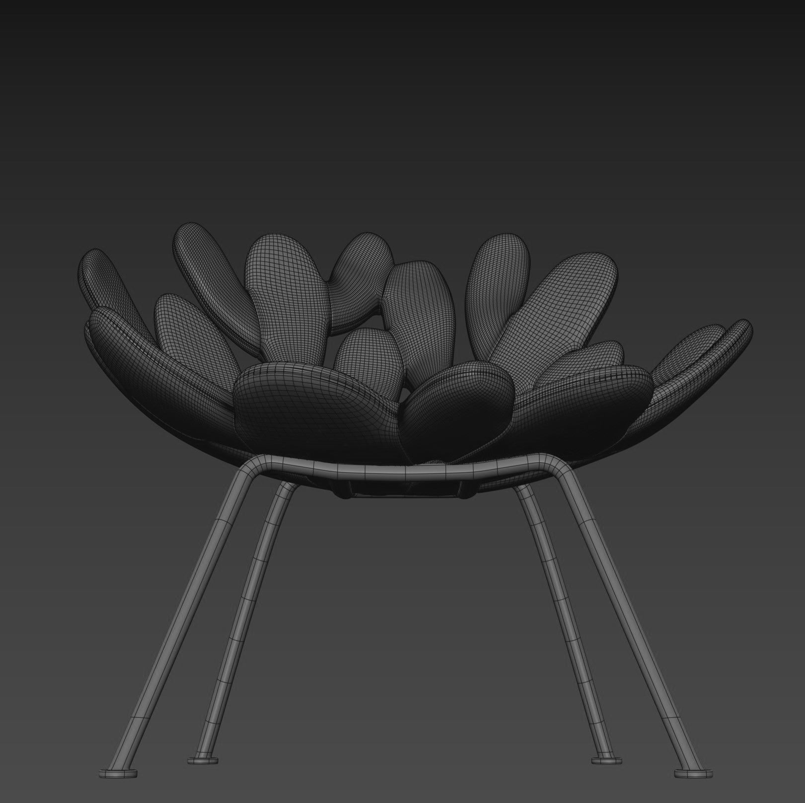 Filicudi Armchair 3D model_11