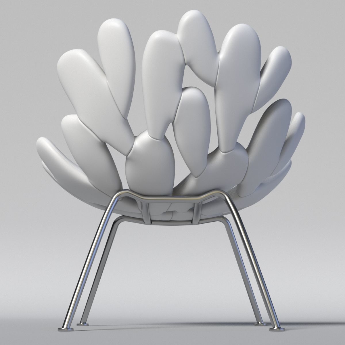Filicudi Armchair 3D model_7
