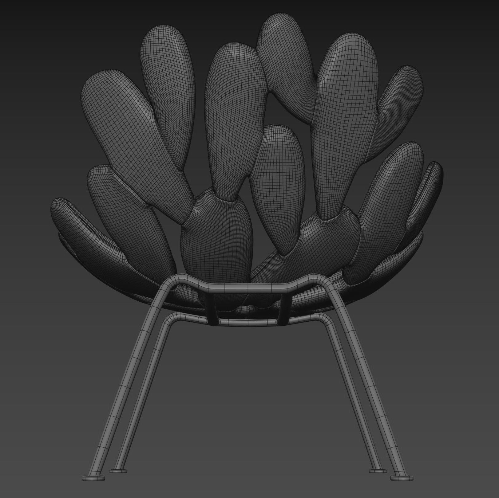 Filicudi Armchair 3D model_12