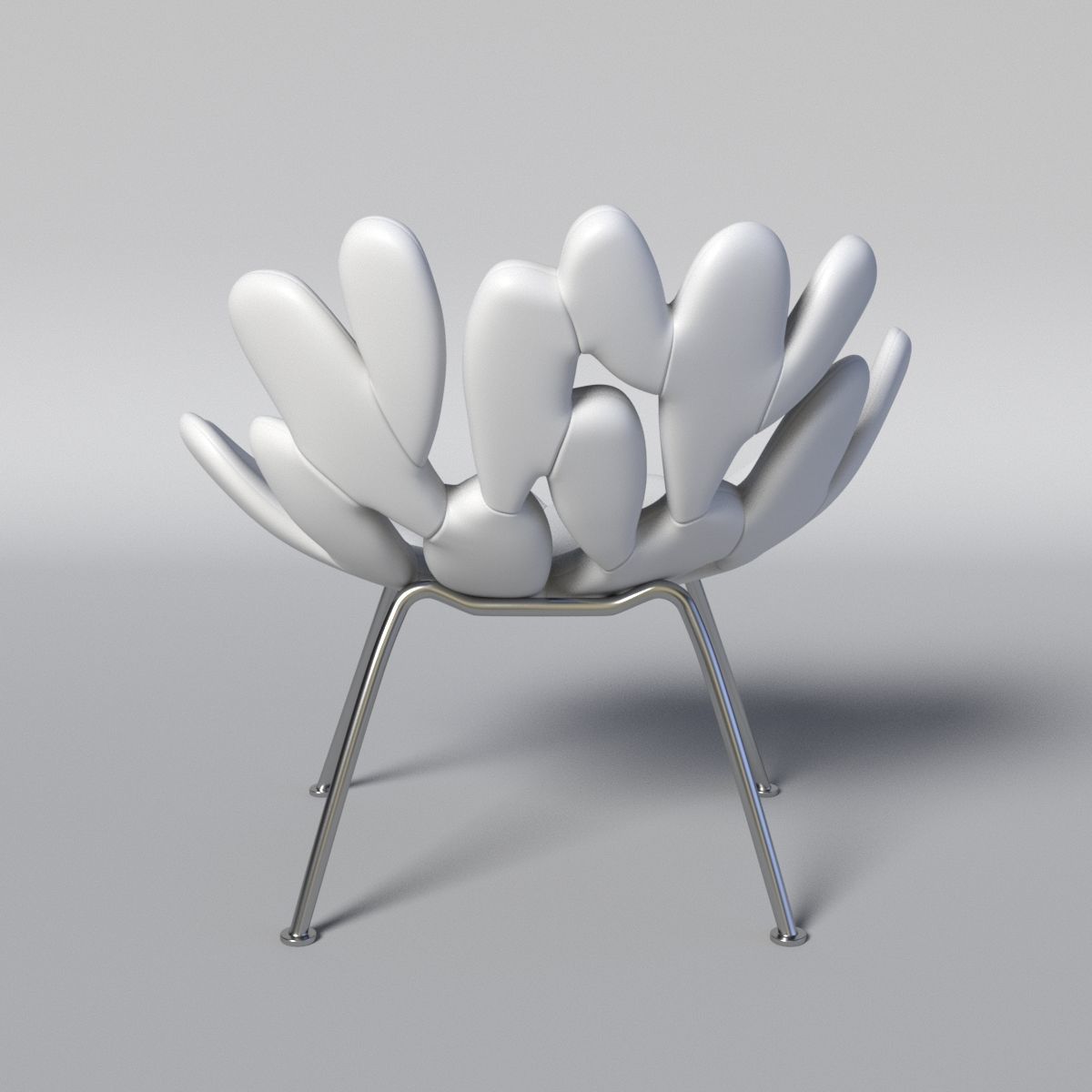 Filicudi Armchair 3D model_4