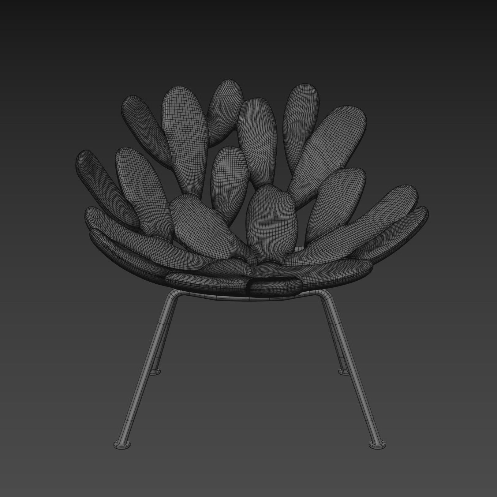 Filicudi Armchair 3D model_10