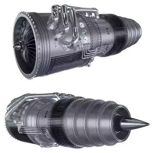 Engine jet  3D model
