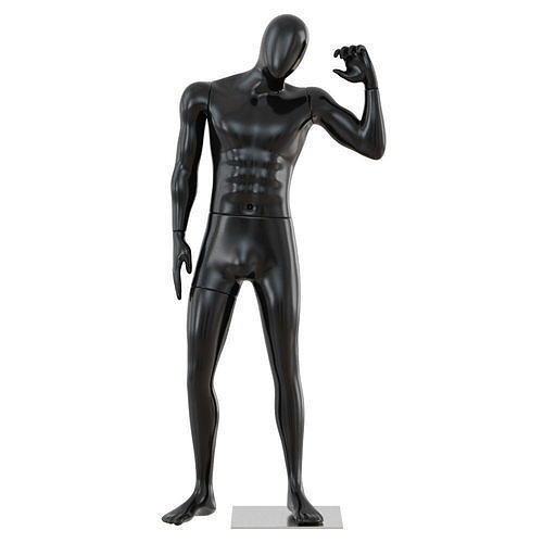 Black Male Mannequin Posing 63 3D model
