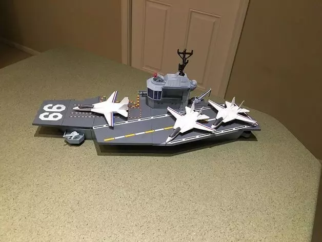 aircraft carrier INS Vikramaditya 3D print model_0