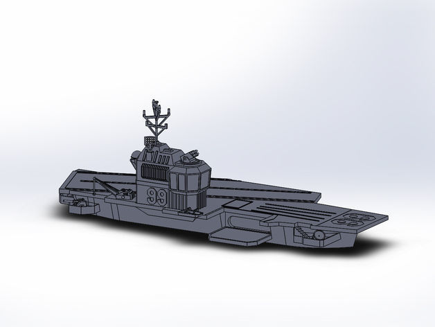 aircraft carrier INS Vikramaditya 3D print model_4