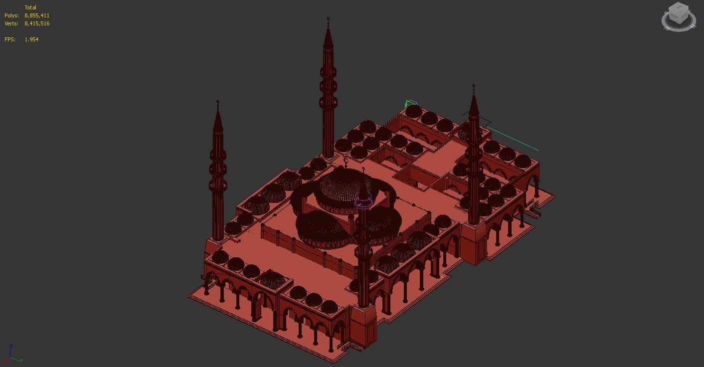 ALAMEEN NEW CITY MODERN MOUSQUE  3D model_9