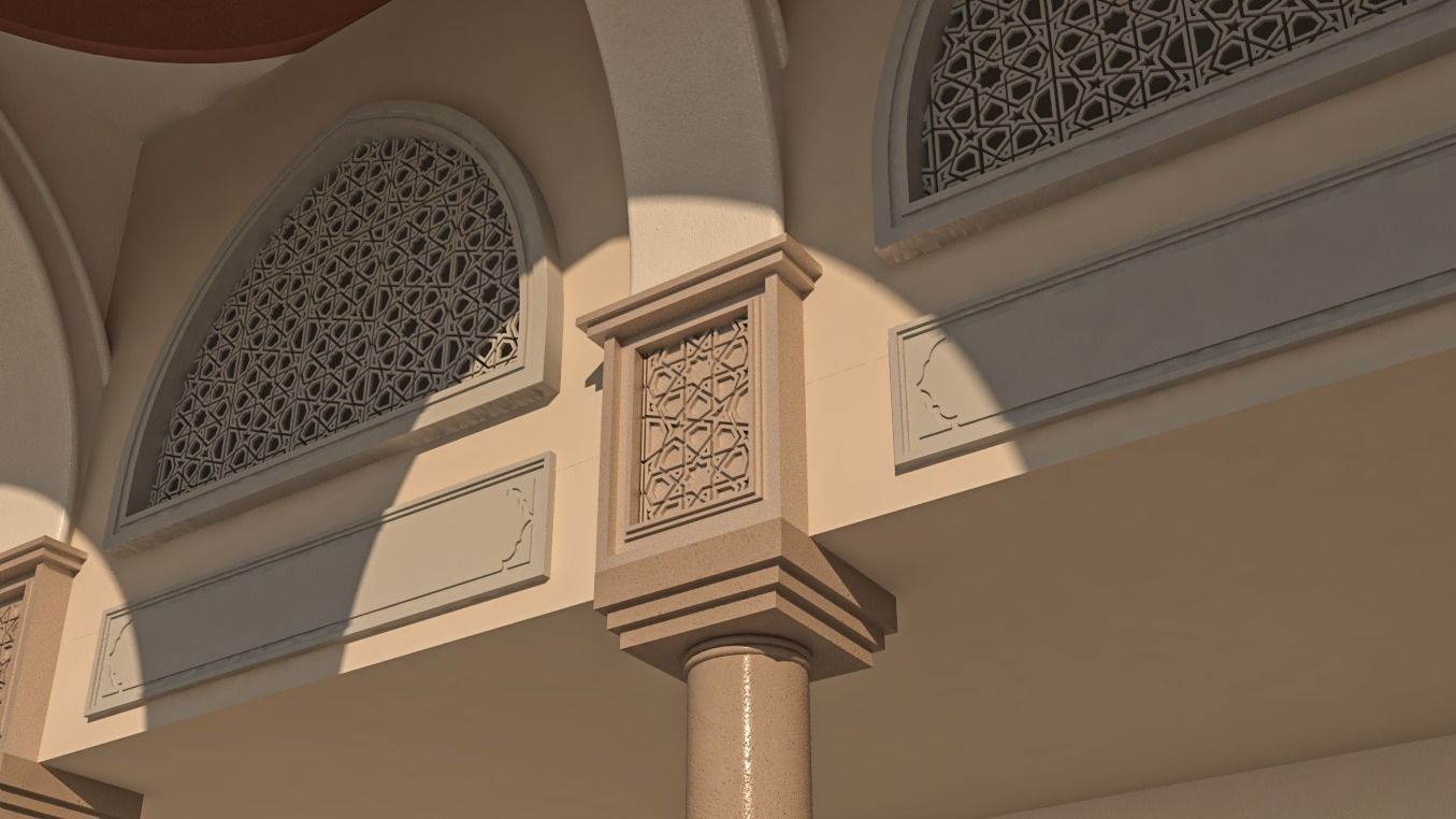 ALAMEEN NEW CITY MODERN MOUSQUE  3D model_2