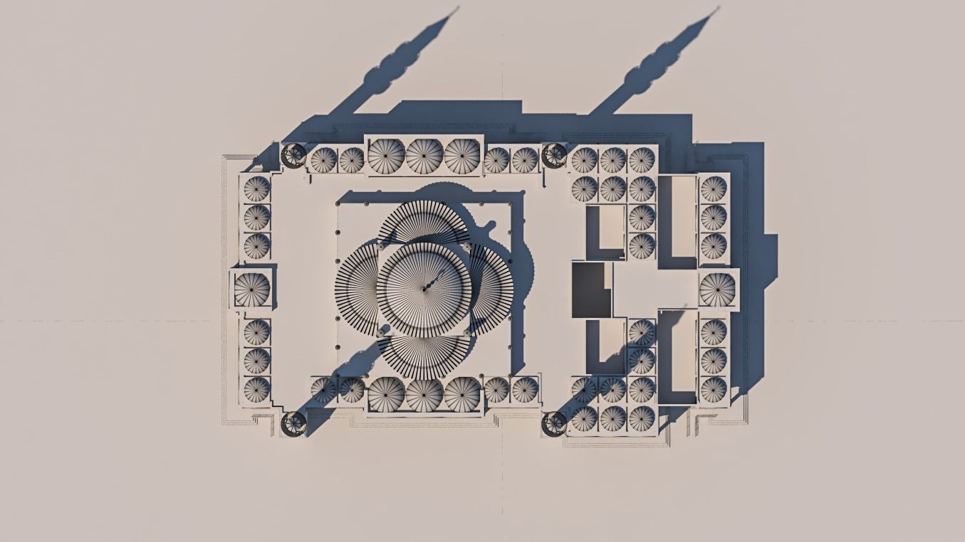 ALAMEEN NEW CITY MODERN MOUSQUE  3D model_4