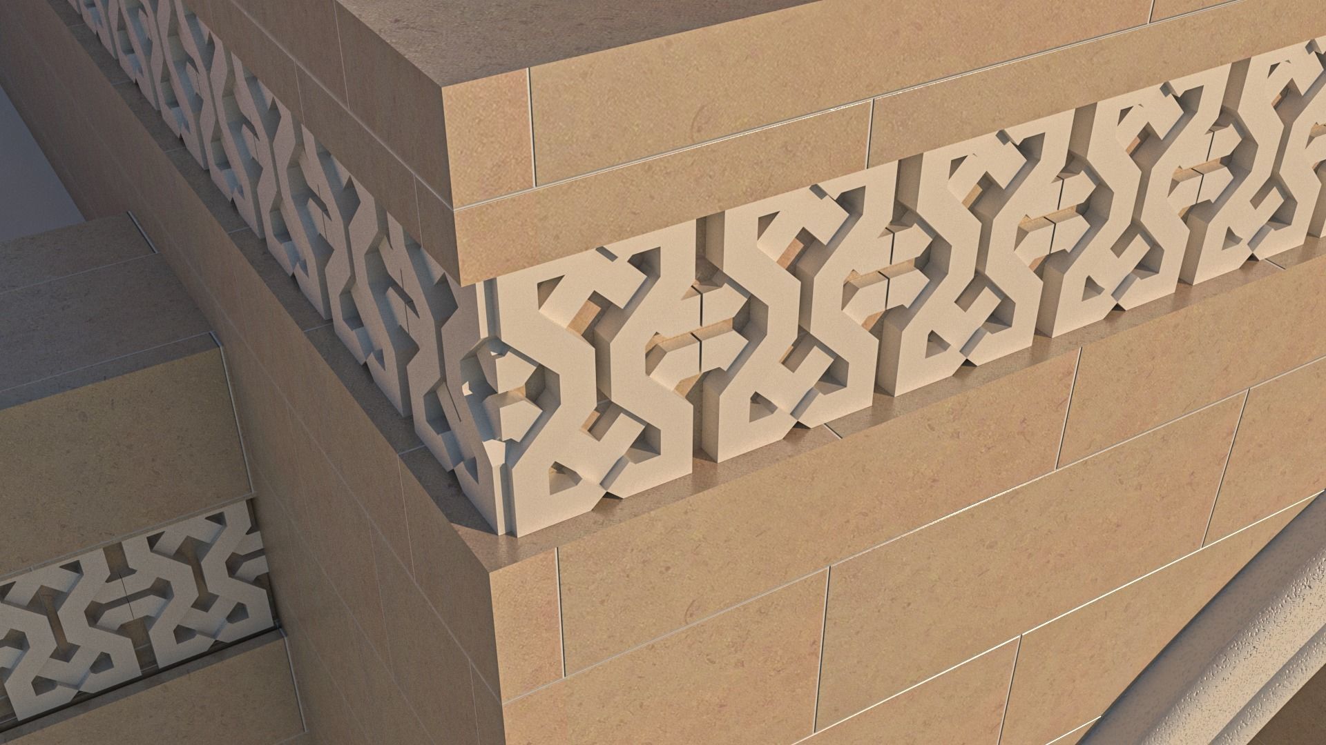 ALAMEEN NEW CITY MODERN MOUSQUE  3D model_3