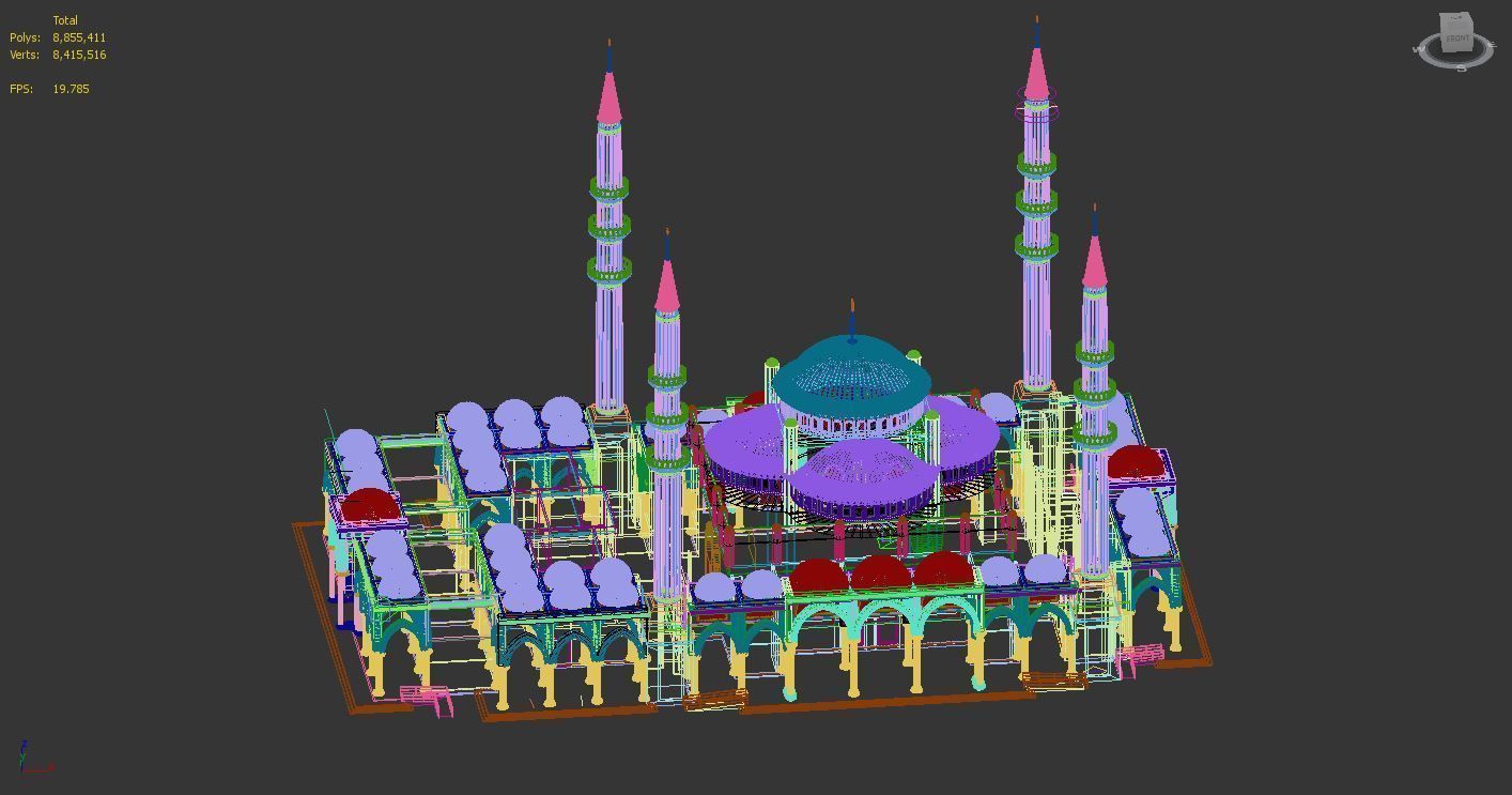 ALAMEEN NEW CITY MODERN MOUSQUE  3D model_6