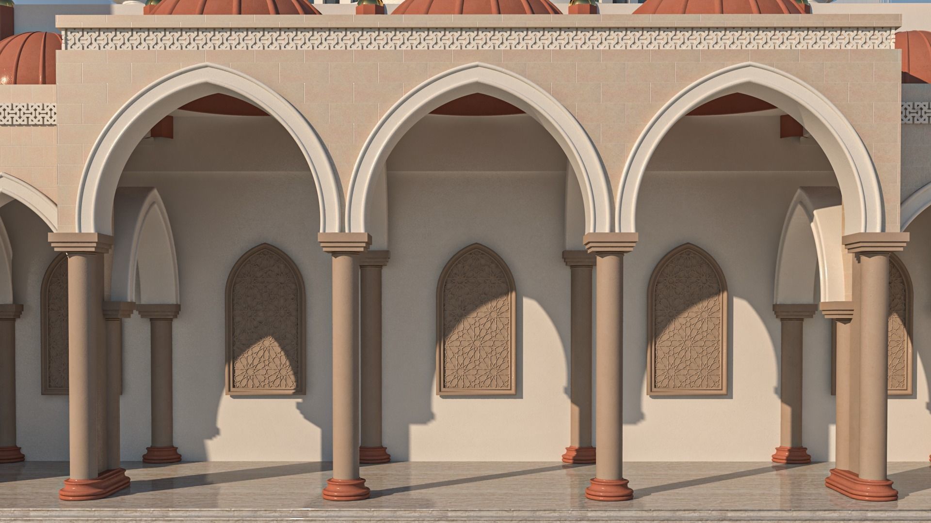 ALAMEEN NEW CITY MODERN MOUSQUE  3D model_5